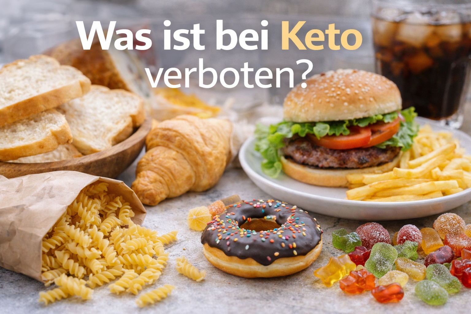 Keto Fehler für Anfänger mit falschen und richtigen Lebensmitteln im Vergleich